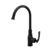 Kitchen Faucets Faucet Black Sink Cold And Water Mixer Taps Single Handle Tap Deck Mounted Bathroom Vessel