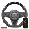 LED Performance Steering Wheel Compatible for Honda Acura Real Carbon Fiber