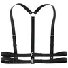 Cintos Ajustáveis Cinto De Couro Falso Mulheres Cintura Harness Punk Mulheres Peito Com Body Bondage Strap