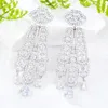 Boucles d'oreilles pendantes GODKI bohème paon Boucle D'oreille pour femmes fête de mariage Dubai bijoux de mariée Boucle D'oreille Femme