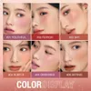 Blush 12pcs Blush Stick Set Cream Blusher 6 Colors Multi-use Waterproof Long-lasting Red Lip Cheek Eye Makeup Set 231214