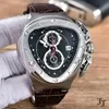 new version Chronograph Working Triangle Watch Men Anniversary VK Quartz Sport Racing Car 18k Rose Gold Leathe Mens Watch Watches276o