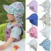 Cappello da pescatore in cotone con protezione UV UPF50 Cappellino da sole per bambini unisex per neonato estivo2484