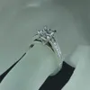 2020 Luxe Princess Cut 0 6ct Lab Diamond Ring Echt 925 Sterling Zilver Engagement Wedding Band Ringen Voor Vrouwen Bruids Jewelry269Z