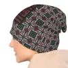 Berretti Palestinesi Tradizionale Kefiah Modello Berretti Palestina Arabo Casual Outdoor Skullies Berretti Cappelli Cappello a cuffia elastico termico