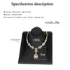 Pendant Necklaces Neovisoon Fashion Crystal Necklace Wedding Jewelry For Women Morocco Algeria Caftan Arab Bridal Bijoux Gift