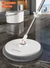 Esfregões Joybos Spin Mop Girando Handfree Lavagem Pano de Microfibra Separação Limpa e Suja Estendida Pólo Telescópico 231215