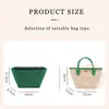 Cosmetic Bags Cases TH Storage Bag Organizer Insert Felt Cloth Storage Bag Fits For Straw Bag Mini Bag Liner Makeup Bag Organizer Travel Storage Bag 231215