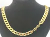 DIY Stamp 18K Gold Filled CubanCurb Link Chain Necklace Miami PT Fully Choker Hip Hop 242917574