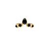 Обручальные кольца Французский минималистичный модный Vrown Черное кольцо с глазурью для женщин Винтаж Ins Style Универсальные ювелирные аксессуары 231214