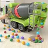 Elektrische RC Auto Simulatie Traagheidstechniek Truck Cement Mengen Ontlading Akoestisch-optische Beton Set Speelgoed Speelgoed voor kinderen van 2 tot 4 jaar oud 231215