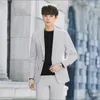 Herrenanzüge Blazer S-6XL Herren Business Casual Anzug Koreanischer Stil Trendy Slim Fit 2-teiliges Set Einfarbige Blazerhosen Bräutigam Hochzeitskleid Party 231214