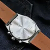 Wristwatches Luxury Chronograph Watch Men VK67 Quartz Square Military Chrono Watches 41mm Sapphire Glass Clocks Mysterious Code