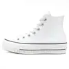 Chaussures de plate-forme décontractées des années 1970 classiques baskets en toile all star chuck 70 taylor bas haut coeur noir blanc avec de grands yeux baskets de skateboard femmes hommes