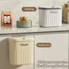 Waste Bins Kitchen Trash Can Wall Mounted Hanging Trash Bin With Lid Garbage Can for Cabinet Under Sink Waste Garbage Compost Bin 8.512L 231214