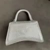 Designer di lusso clessidra diamante Borse con manico in vera pelle pochette borsa a tracolla borsa per cosmetici Borsa a tracolla