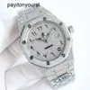 Audemar Pigue Watch AP Diamond Watches باهظة الثمن من الماس الكامل الرجال مشاهدة AP MenWatch Auto Wristwatch 62oi عالية الجودة الحركة الميكانيكية Piglet Uhr Bust لأسفل Montr