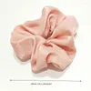 6pcs Large Iridescent Scrunchy Sheen Silky Satin Hair Scrunchies Women Elastic Tie