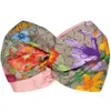 Najwyższej jakości designerski opaska na głowę szaliki dla kobiet jedwabny opaska do włosów z elastycznym 3 kolorami opaski turbanowe opaski na głowę włosy ACCE2747