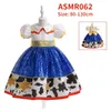 Girl Dresses Princess O- Neck Lantern Sleeves Cosplay Costume Party Clothing Short Printed Ballgown Wedding Prom Evening