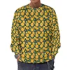 Erkek Hoodies Komik Portakallar Dilimler Grafik Sweatshirtler Meyveler Mahkeme 3d Baskılı Altaklar Erkek Giysileri Sokak Giyim Kadın Tops