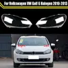 Für VW Golf 6 Halogen 2010 2011 2012 2013 Frontscheinwerfer Lampe Scheinwerfer Abdeckung Shell Maske Lampenschirm Objektiv Glas