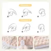 Towel Coral Velvet Double Layer Water Absorbing Dry Hair Cap Triangle Shower Hat Microfiber Drying Wiping Tool