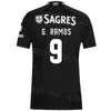 Maglia da calcio Club 23 24 SL Benficas Squadra da uomo 27 RAFA 11 DI MARIA 10 KOKCU 87 NEVES 33 MUSA 8 AURSNES 7 NERES 19 TENGSTEDT Maglia da calcio Kit uniforme per gli appassionati di sport