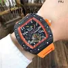 Luxury Watch Wine Top Quality Automatic Mechanical Movement Type Carbon Fiber Tourbillon Miller LY