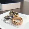 Anillos COCO de plata de ley 925 para mujer, anillo de boda de oro rosa de 18k de ancho medio