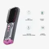 Lisseurs à cheveux Peigne à lisser chauffant USB lisseur à cheveux sans fil rapide peigne à barbe brosse brosse à barbe outils de coiffure redresser P1I6 231214