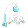 Mobiler Baby Crib Rattles Music Educational Toys Bed Bell Carousel For Cots Infant Toy 012 månader Borns småbarn 231215