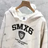 Mannen Hoodies Sweatshirts Saint Michael Beschadigd Hoodie Mannen Vrouwen Beste Kwaliteit SMX6 Print Trui Met Capuchon T231215