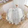 Table Cloth Simple Fashion Tablecloth High Quality Cotton Linen Round Cover Restaurant El Decor Home Coffee Desk