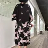 Etniska kläder japanska kimono traditionella klänningar koreanska yukata Q154