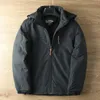 Herrenjacken Frühling Herbst Wasserdichte Jacke Outdoor Wandern Trekkingjacke mit Kapuze Fleece gefütterte warme Kapuzenjacke Herrenmäntel 231215