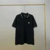 Camisa masculina verão simples negócios versátil moda polo manga curta shirtcoach saco crossbody