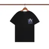 Tasarımcı T Shirt Erkek Çift Mektup Kadınlar All-Maç Giysileri Yıkanmış Polo Kumaş Baskı Renkli Siyah Beyaz Moda Nakış Tee