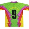 レトロカンポス＃1ゴールキーパーサッカージャージ1992 1993 1994 1995 J.Campos＃9グリーンイエロークラシック92 93 94 95ビンテージマイロユニフォームカミサデフテボルフットボールシャツ