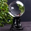 Christmas Decorations Crystal Ball Ultra Clear Glass Ball Lucky Sphere Lens Ball Divination Sphere Feng Shui Ornaments European Home Decor Gifts 100mm 231214