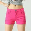 Women's Shorts Shorts Women's Shorts Denim Cotton Candy Color Jeans For Woman Mid Waist Black White Trousers Women's Clothing 2021 Ropa jerL231215