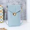 Casual simple new phone bag multi-functional fashion coin purse small size high quality for women with transparent touch window