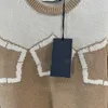 Suéteres Para Mujer Diseñador Suéter Jumper Nuevo Suéter De Punto Sudadera Moda Bloque De Color Versátil Jersey Casual Otoño Mujer Suéter Ropa