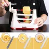 DEKO Tagliaverdure Manuale Multifunzionale Affettatrice di Frutta in Acciaio Inossidabile Chopper di Patate con 3 Lame Utensili da Cucina 210317312c