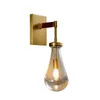 Хрустальный настенный светильник для спальни, светильник, роскошный американский современный креативный светильник с каплей воды, художественный коридор, гостиная, декоративная лампа