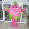 Halloween Pitaya Mascot Costume Unisex Cartoon Anime Teme Postacie Karnival Mężczyzn Kobiet Dress Dress Christmas Fancy Performance Dress