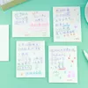 Pcs/lot Kawaii Transparent PET Memo Pad Sticky Notes Stationery Label Notepad Planner Sticker Post School Supply Wholesale