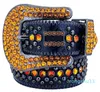 Luxury Designer Belt Simon Belts for Men Women Shiny diamond belt Black on Black Blue white multicolour with bling rhinestones