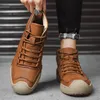 Kleding Schoenen Herfst Winter Mode Solid Casual Heren Lace up Mannelijke Slijtvast Outdoor Sport Comfortabele Ademende Schoen 231214