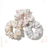 15pcs Fashion Floral Print Scrunchies Ponytail Holder Elastic Hair Bands Women Girls Headwear Boutique Accessories